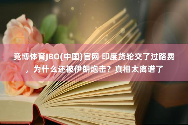 竞博体育JBO(中国)官网 印度货轮交了过路费，为什么还被伊朗炮击？真相太离谱了