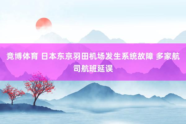 竞博体育 日本东京羽田机场发生系统故障 多家航司航班延误